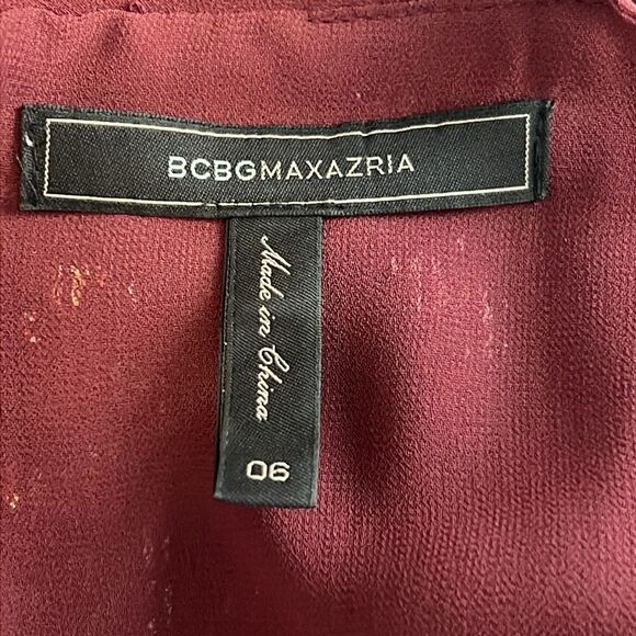 BCBG MaxAzria Steph Sequin Cocktail Wrap Dress 6 - Picture 12 of 13